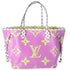 Louis Vuitton Giant Monogram Neverfull MM Tote Pink Lilac